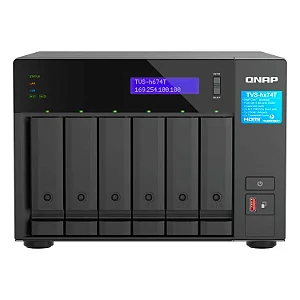 NAS de 6 baias para backup em rede de empresa