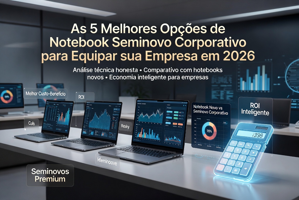 TOP 5 Notebooks Custo-Benefício 2026